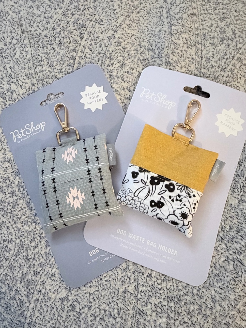PetShop Fringe Studio Dog Waste Bag Holders 2-Pack NWT